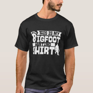 Camiseta Este É O Meu Pé Grande Caçando Sasquatch Bigfoo
