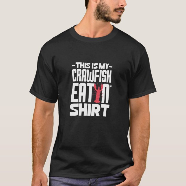 Camiseta Este É O Meu Peixe-Aranha A Comer Frutos De Marisc (Frente)