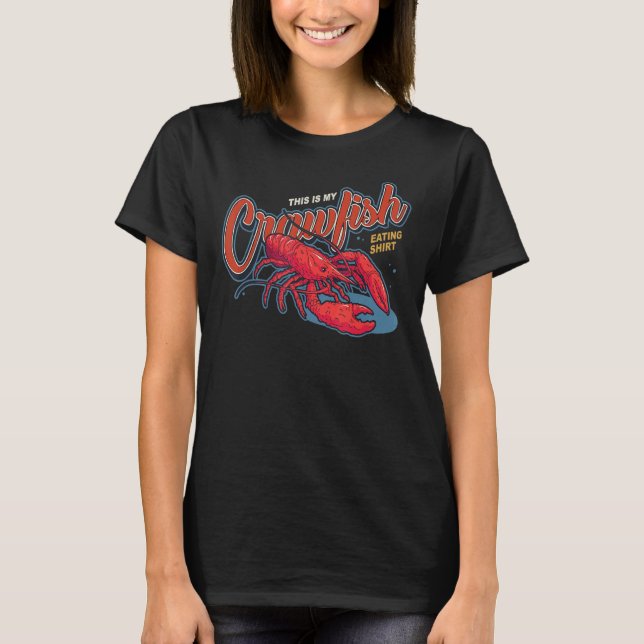 Camiseta Este É O Meu Peixe-Rastango Que Come Crawfish Caju (Frente)