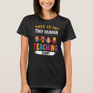 Camiseta Este É O Meu Pequeno Prestador De Cuidados De Dayc