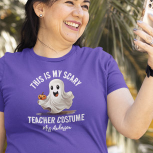 Camiseta Este é o meu personagem de fantasia assustadora de