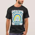 Camiseta Este É O Meu Pijamakah Rainbow Leopard Chanukah<br><div class="desc">Este É O Meu Pijamakah Rainbow Leopard Chanukah</div>