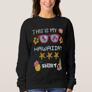 Camiseta Este É O Meu Pine De Praia Havaiano Luau Aloha Haw