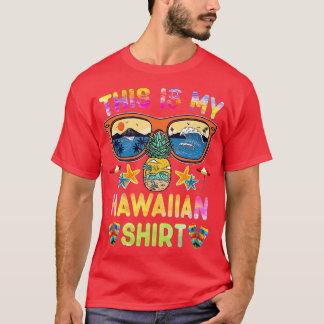 Camiseta Este É O Meu Piné De Praia Havaiano Luau Aloha Haw