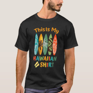 Camiseta Este É O Meu Pine De Praia Havaiano Luau Aloha Haw