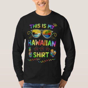 Camiseta Este É O Meu Piné De Praia Havaiano Luau Aloha Haw