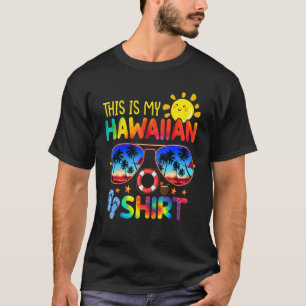 Camiseta Este É O Meu Piné De Praia Havaiano Luau Aloha Haw