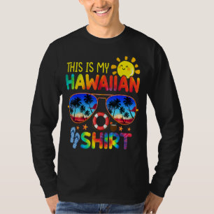 Camiseta Este É O Meu Piné De Praia Havaiano Luau Aloha Haw