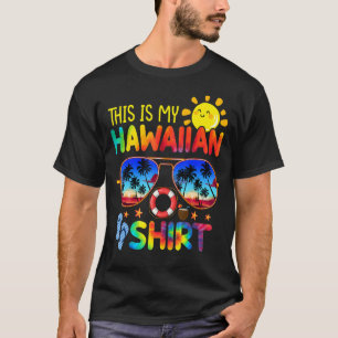 Camiseta Este É O Meu Piné De Praia Havaiano Luau Aloha Haw