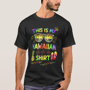 Camiseta Este É O Meu Piné De Praia Havaiano Luau Aloha Haw
