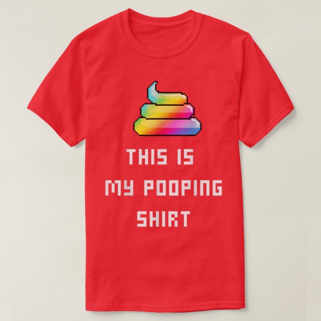 Camiseta Este É O Meu Pooping (Frente do Design)