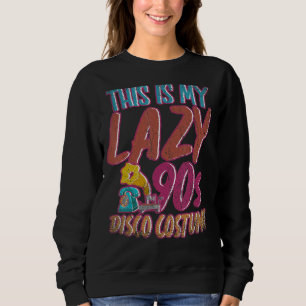 Camiseta Este é o meu Preguiçoso 90 Disco Festa de Tema Nov