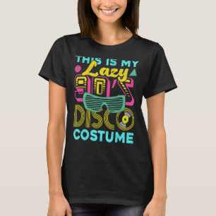 Camiseta Este é o meu Preguiçoso Festa de Costume Disco dos