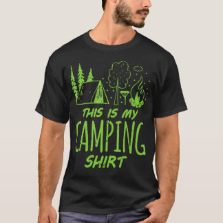 Camiseta Este É O Meu Presente De Acampamento