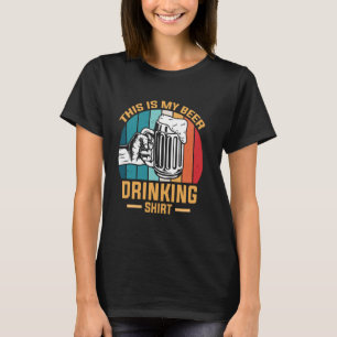 Camiseta Este É O Meu Presente De Festa Engraçado De Bebend