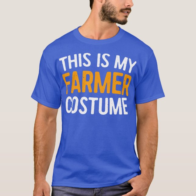 Camiseta Este É O Meu Presente Farmer De Halloween (Frente)