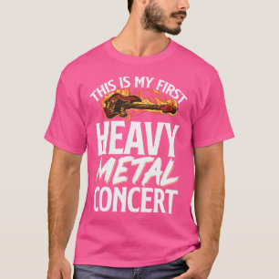 Camiseta Este É O Meu Primeiro concerto De Metal Pesado