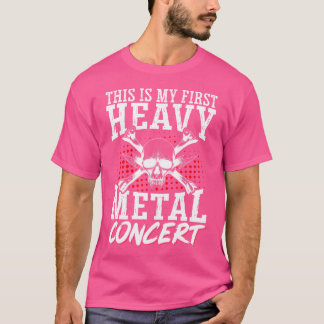 Camiseta Este É O Meu Primeiro concerto De Metal Pesado