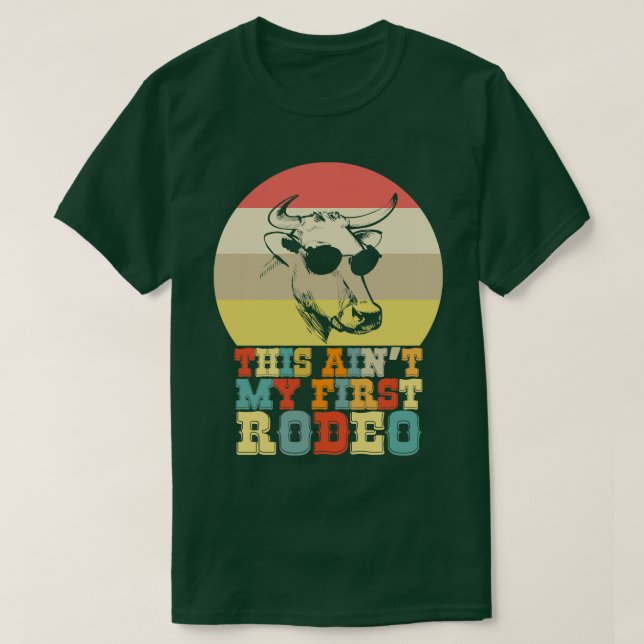 Camiseta Este É O Meu Primeiro Cowboy Rodeo (Frente do Design)