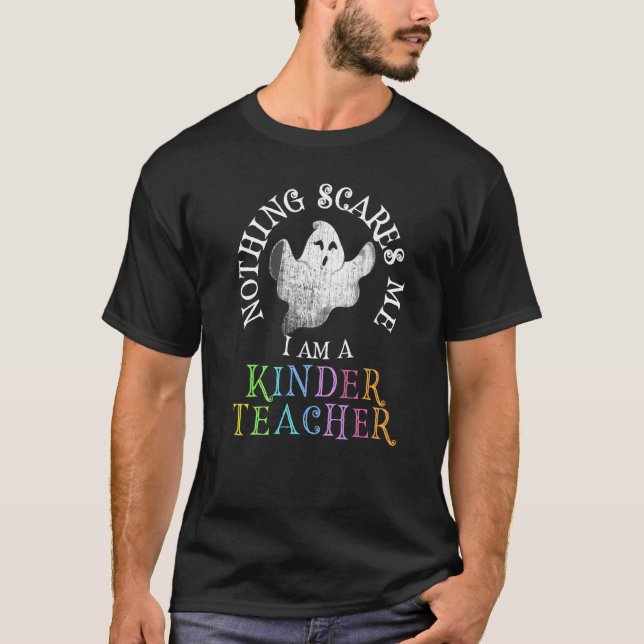 Camiseta Este É O Meu Professor De Jardim De Infância Spook (Frente)