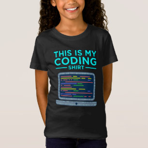 Camiseta Este É O Meu Programador De Programação De Computa