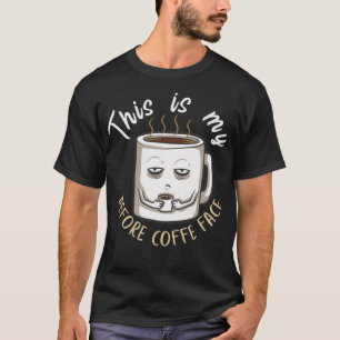 Camiseta Este é o meu rosto de café para café café latino