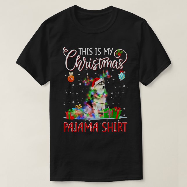 Camiseta Este é o meu Rouco de Natal do Pajama (Frente do Design)