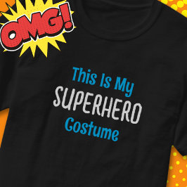 Camiseta Este é o meu Super Herói Figurume Halloween