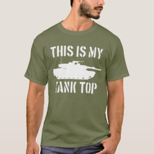 Camiseta Este É O Meu Tanque De Cima Abrams, Tank Militar E