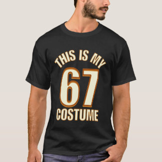 Camiseta Este é o Meu Traje de Halloween 67 Meme Lazy Brain
