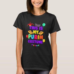 Camiseta Este é o meu traje de Purim Judaico Feliz Feriado