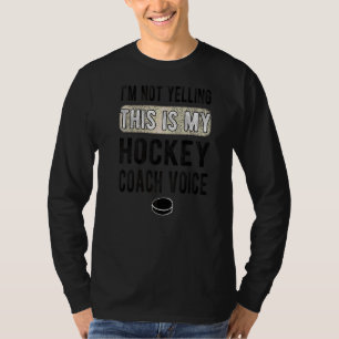 Camiseta Este É O Meu Treinador De Hóquei Em Gelo Voice Ice