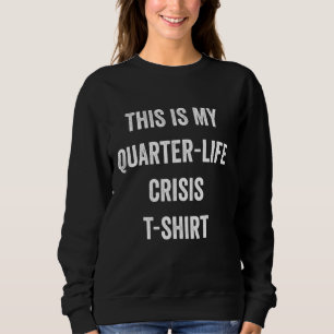 Camiseta Este É O Meu Trimestre De Crise Engraçado Declaraç