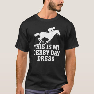 Camiseta Este É O Meu Vestido Derby Dia Rodeo Derby Cavalo