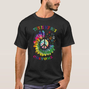 Camiseta Este é o meu Visto Figurino dos 90, Hippies Sunflo