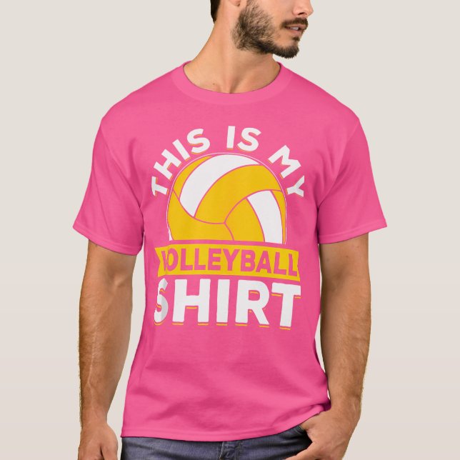 Camiseta Este É O Meu Voleibol (Frente)