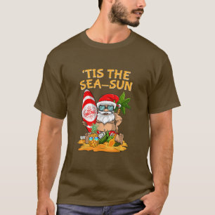 Camiseta Este É O Natal Do Sol Do Mar Em Papais noeis De Ju