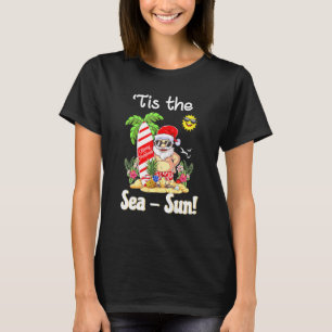 Camiseta Este É O Natal Do Sol-Mar Em Julho De Viagem
