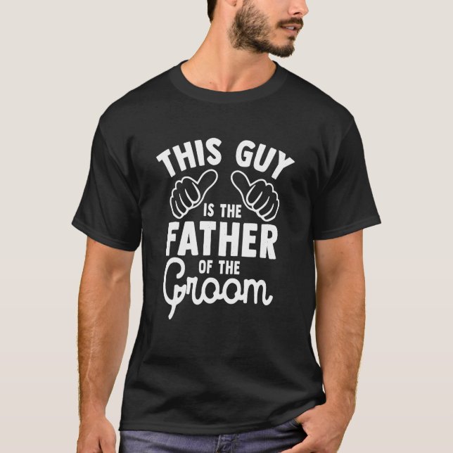 Camiseta Este É O Pai Do Casamento De Casamento G (Frente)