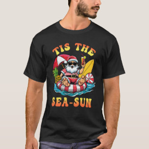 Camiseta Este É O Papai noel Do Sol Do Mar Que Surge No Nat