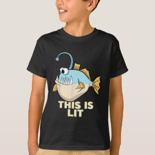Camiseta Este É O Pescador Da Pesca De Monstro De Peixes