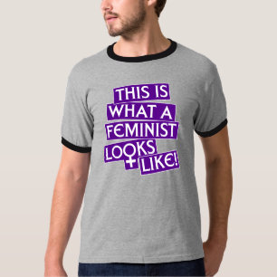 Camiseta Este é o que uma feminista olha como