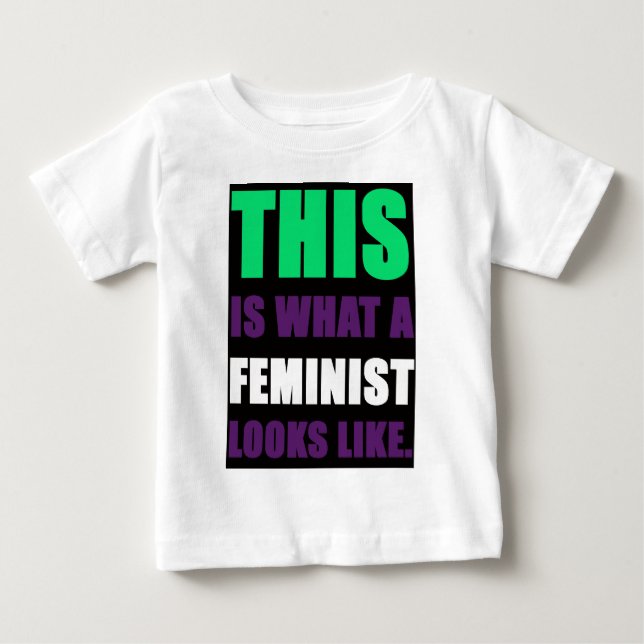 Camiseta Este é o que uma feminista olha como (Frente)
