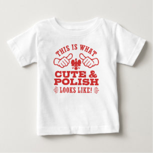 Camiseta Este é olhares bonitos e poloneses o que goste