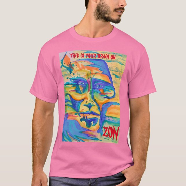 Camiseta Este é seu cérebro em Zon! (Frente)