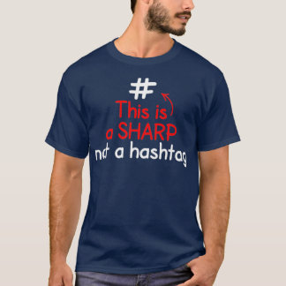 Camiseta Este É Um Afiado Não Um Professor De Música Hashta