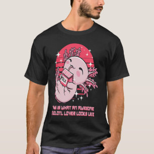 Camiseta Este é um Axolotl fantástico parece um animal meme