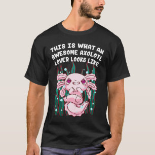 Camiseta Este é um Axolotl fantástico parece um animal meme