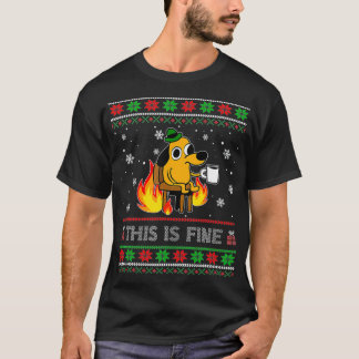 Camiseta Este É Um Bom Cachorro Memória Engraçada De Natal