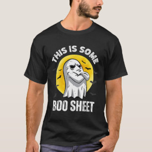 Camiseta Este É Um Brinde De Boo Folha De Halloween.